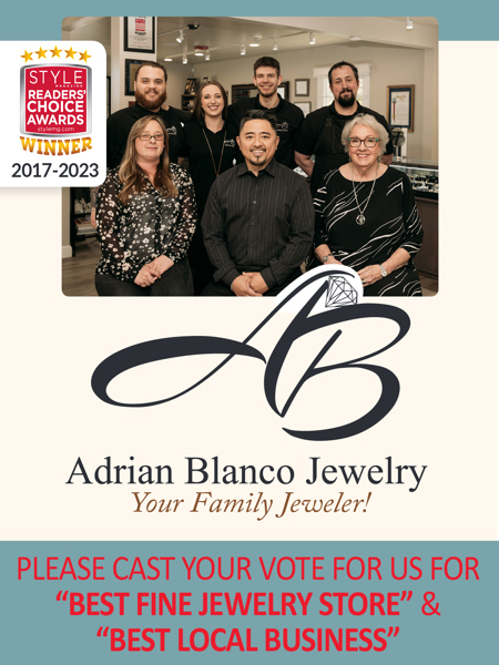 Vote for Us: Best Fine Jewelry Store & Best Local Business